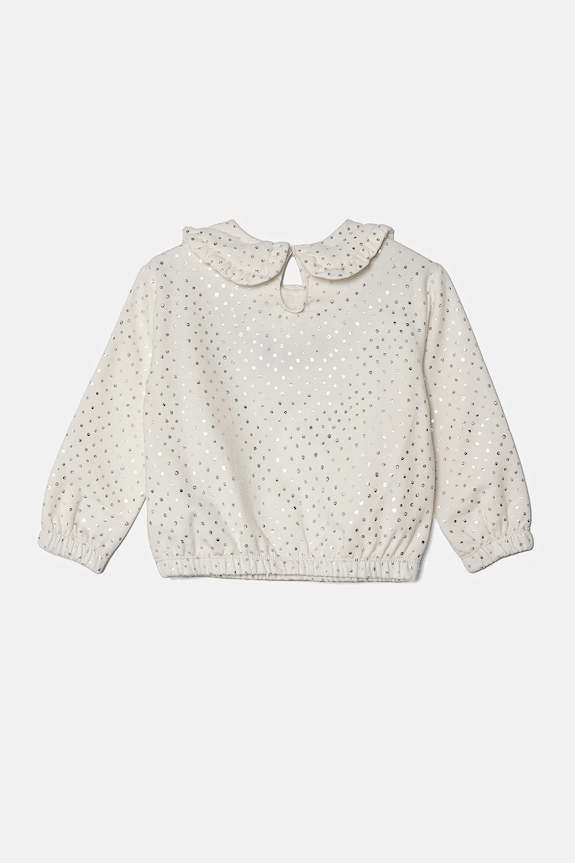 Dječja dukserica United Colors of Benetton 3S73G10GF.P.Seasonal bijela AW24