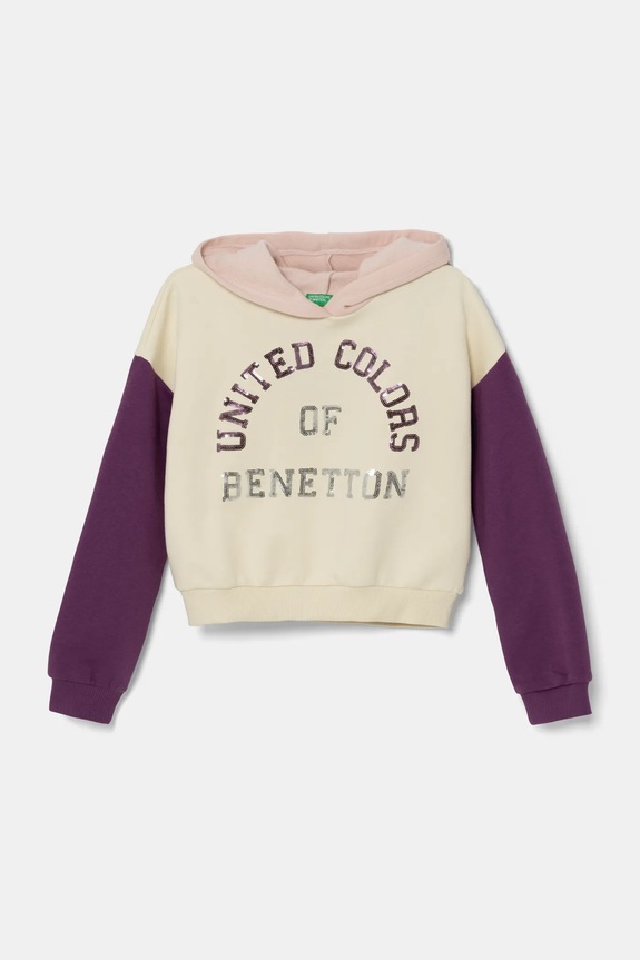 United Colors of Benetton bluza dziecięca pozostałe beżowy 39M2C203W.G.Seasonal