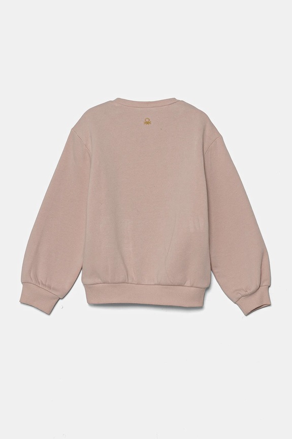 Dětská mikina United Colors of Benetton 39M2G10GD.P.Seasonal růžová AW24