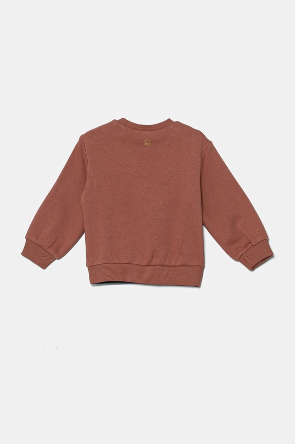 Παιδική μπλούζα United Colors of Benetton 39M2G10GD.P.Seasonal καφέ AW24
