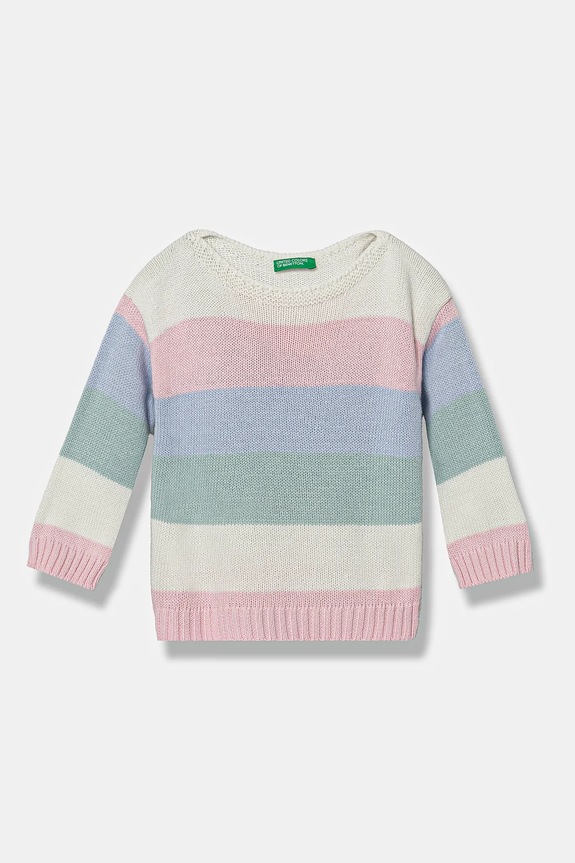 United Colors of Benetton pulover copii cu modele roz 1070H102T.P.Seasonal
