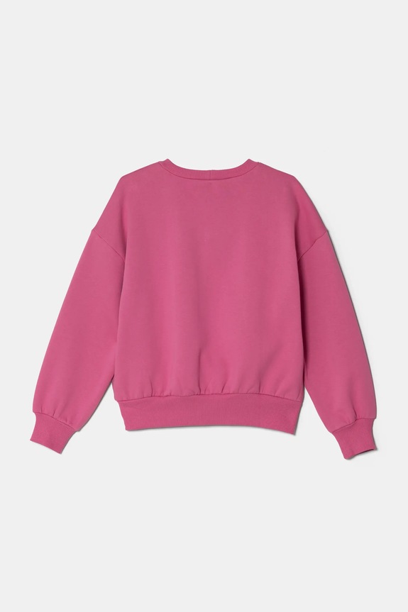 Detská mikina United Colors of Benetton 3FE1C10OI.G.Seasonal fialová AW24