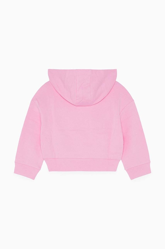 Παιδική βαμβακερή μπλούζα Patrizia Pepe J046 7M0857 ροζ AW24