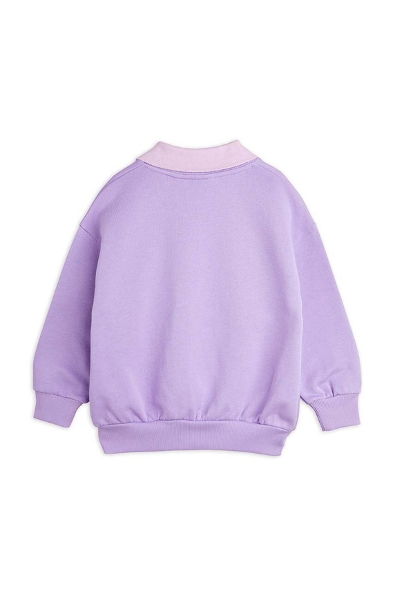 Chłopiec Mini Rodini bluza dziecięca Dolphin 2462012845 fioletowy