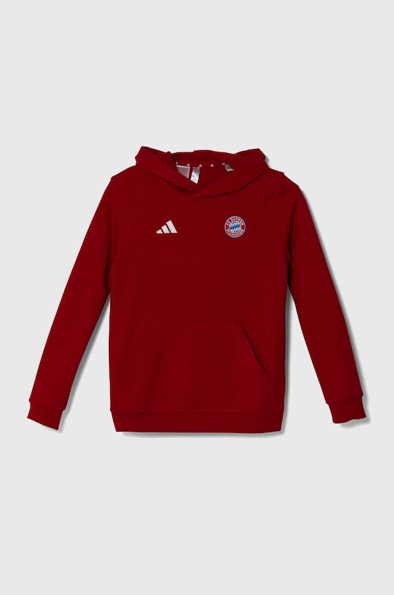 Dětská mikina adidas Performance FCBIDS HD IT4134 červená AW25