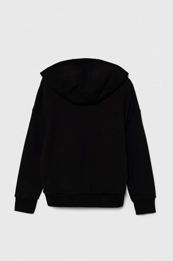 Dječaci Dječja pamučna dukserica adidas Originals HOODIE IW3506 crna
