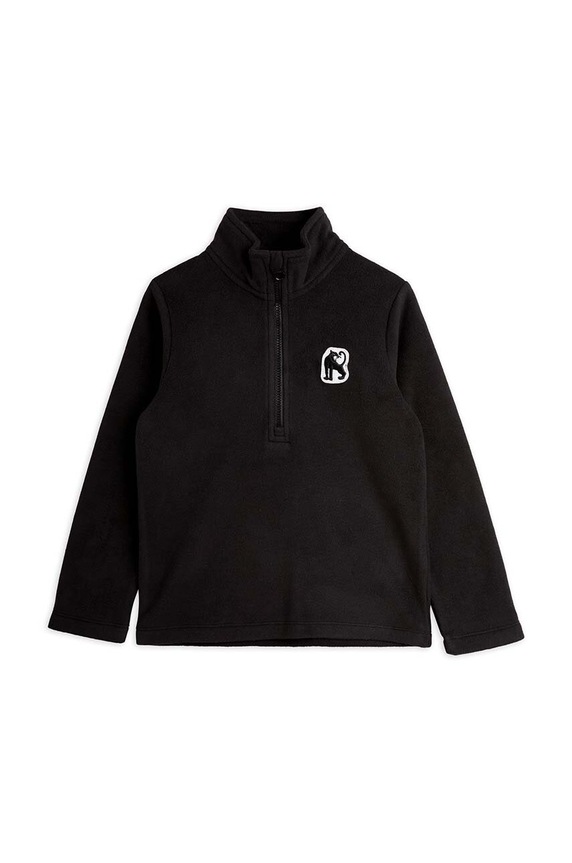 Detská mikina Mini Rodini bez kapucne čierna 1100012199