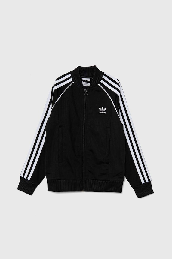 Detská mikina adidas Originals SST TRACK TOP IX7628 čierna AW24