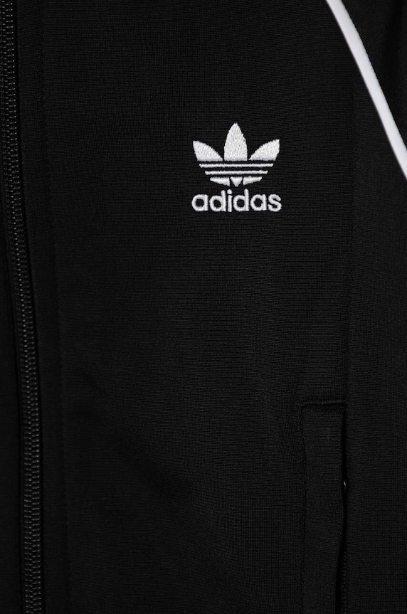 Detská mikina adidas Originals SST TRACK TOP čierna IX7628