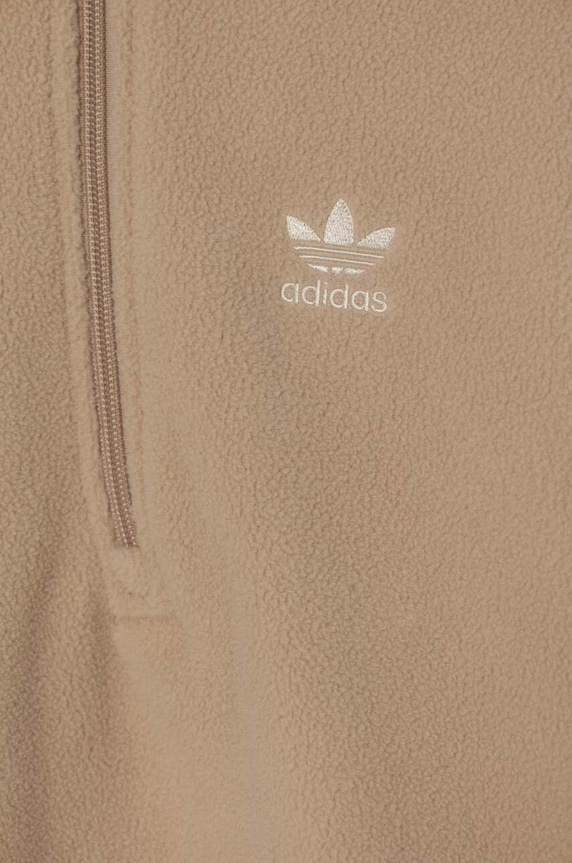 Βρεφική μπλούζα fleece adidas Originals POLAR FLEECE HZ μπεζ IY5017