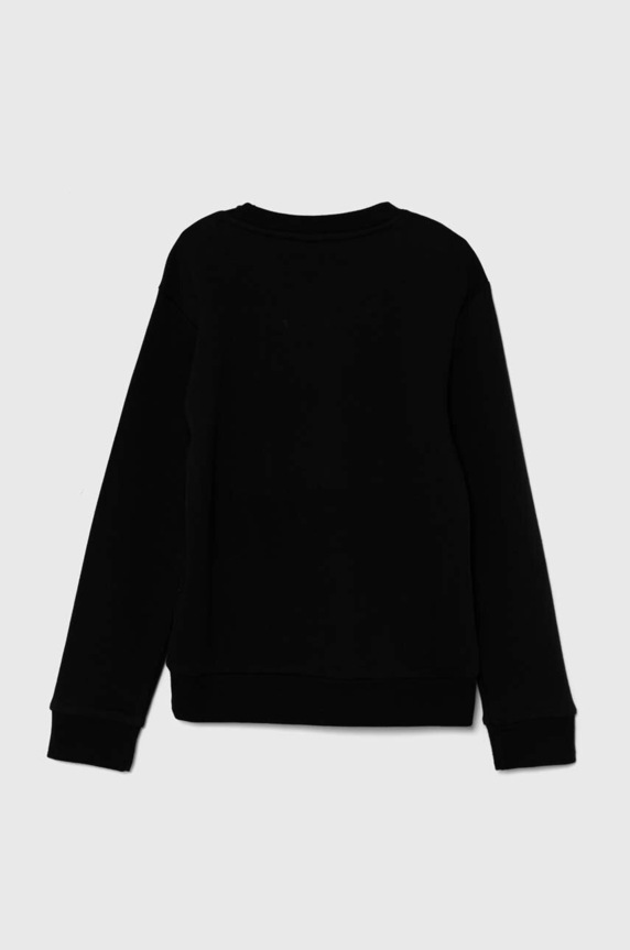Dječaci Dječja dukserica adidas Originals TREFOIL CREW IY7435 crna