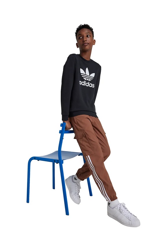 Dječja dukserica adidas Originals TREFOIL CREW IY7435