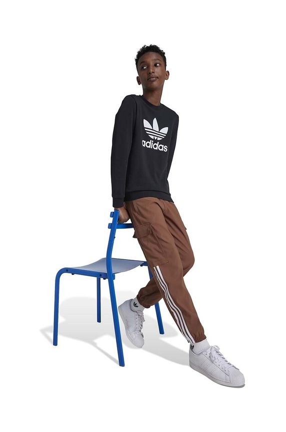 Dječja dukserica adidas Originals TREFOIL CREW IY7435