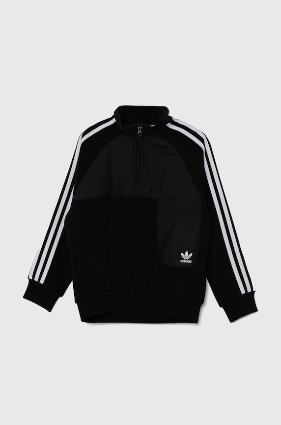 Dětská mikina adidas Originals HZ CREW IY9810 černá AW24
