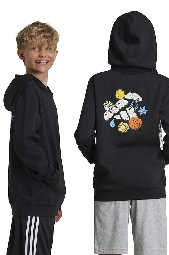 adidas bluza copii DOODLE PACK HD IZ0420 negru