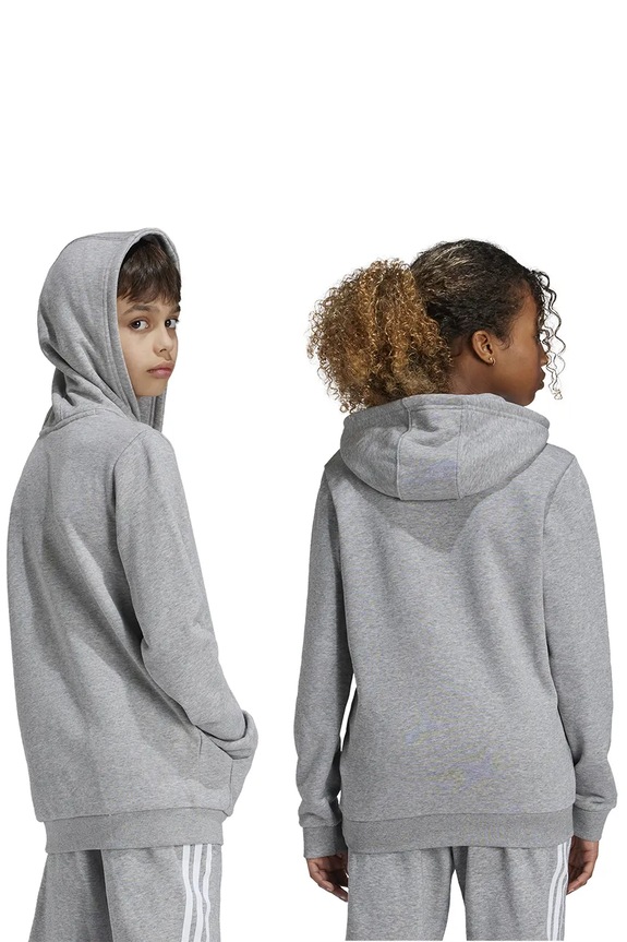 Dječja dukserica adidas Originals TREFOIL HOODIE IY7442 siva