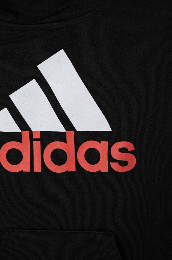 adidas bluza dziecięca U BL 2 HOODIE czarny IV7323