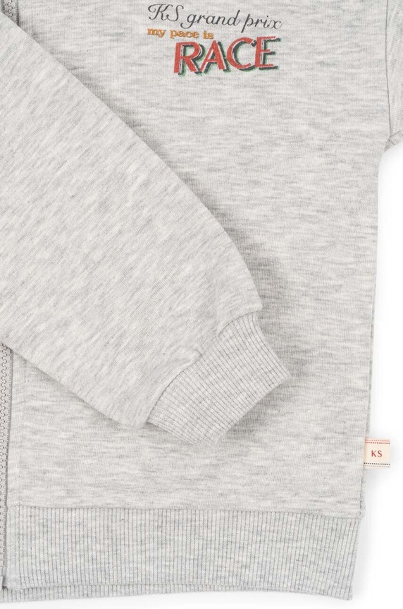 Παιδική μπλούζα Konges Sløjd LOU SWEAT HOOD OCS KS101566 γκρί