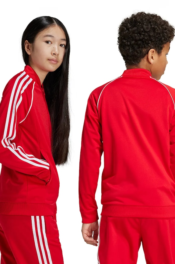 Dječja dukserica adidas Originals SST TRACK TOP IX7629 crvena