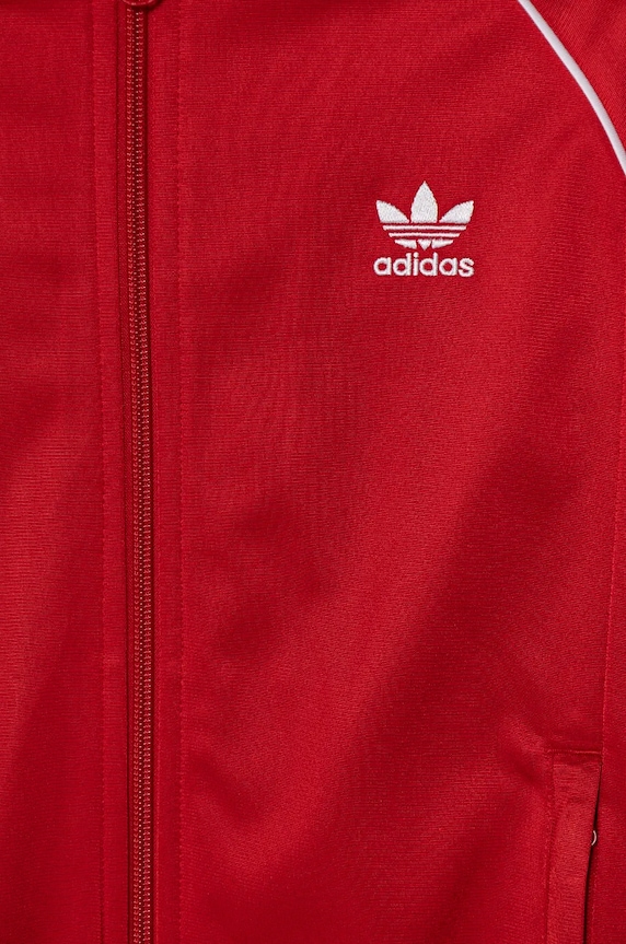 Dječja dukserica adidas Originals SST TRACK TOP crvena IX7629