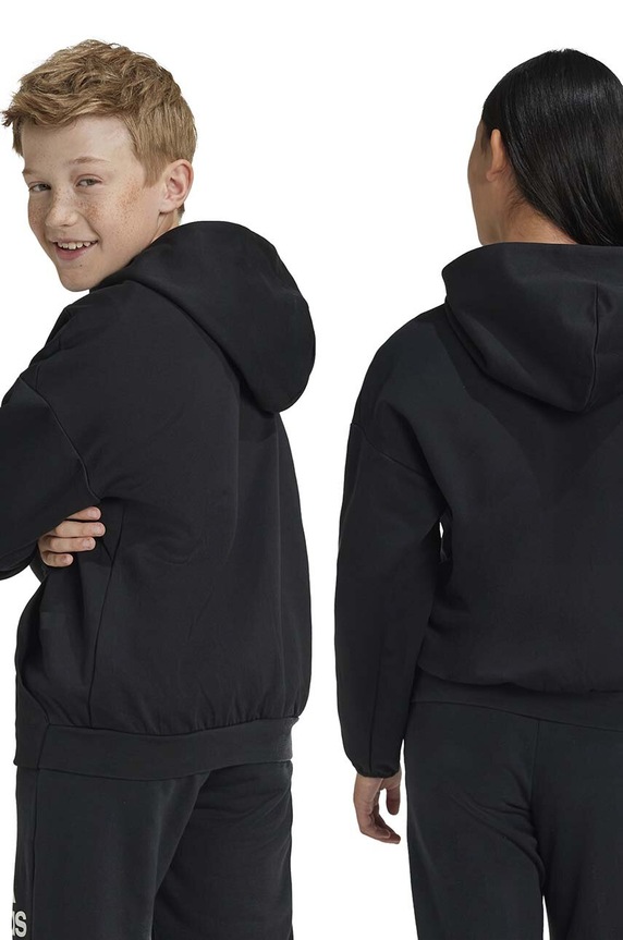 Detská mikina adidas J Z.N.E. HD JF2489 čierna AW24