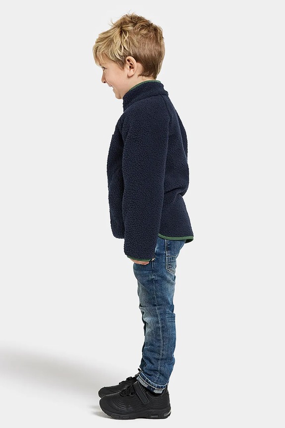 Dječja majica od flisa Didriksons GIBBS KIDS FULLZIP 505577