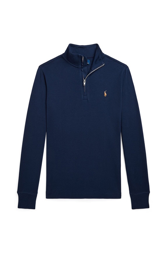 Παιδική βαμβακερή μπλούζα Polo Ralph Lauren 323952436001 σκούρο μπλε AW24