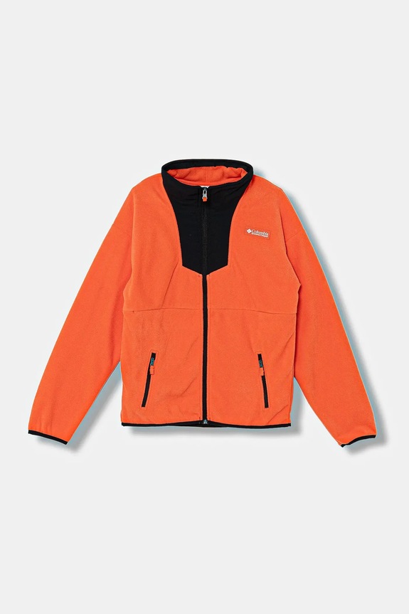 Columbia bluza polarowa dziecięca Sequoia Grove bez kaptura pomarańczowy 2087631
