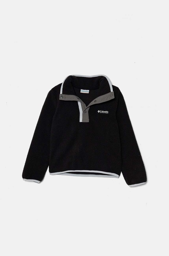 Dječja majica od flisa Columbia Helvetia bez kapuljače crna 2087831