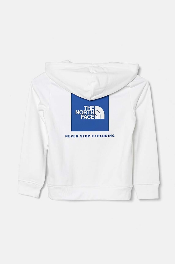 The North Face bluza dziecięca REDBOX REGULAR P/O HOODIE NF0A89H9FN41 biały AW24