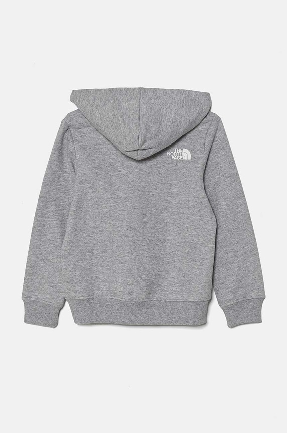 Παιδική μπλούζα The North Face VARSITGRAPHIC RELAXED HOODIE NF0A89HBDYX1 γκρί AW24
