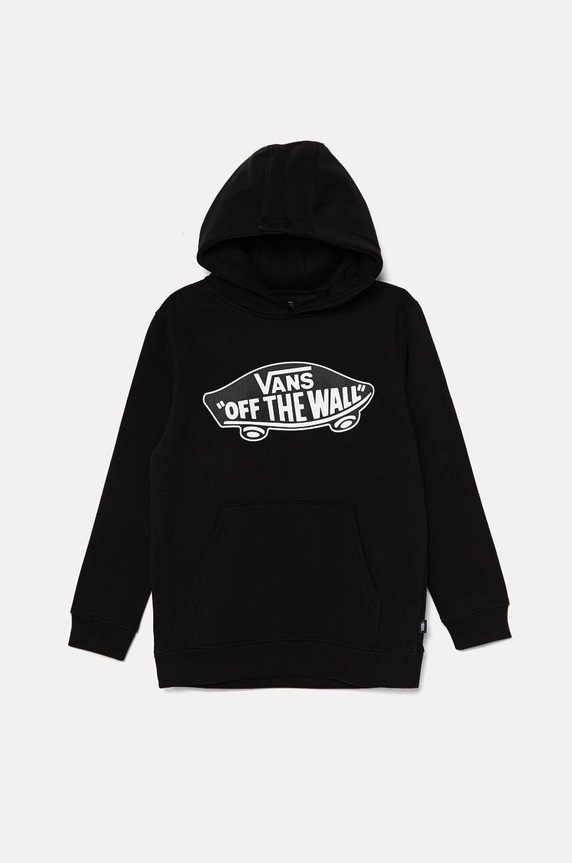 Vans gyerek felső Style 76 PO nyomtatásos fekete VN000JYDBLK1
