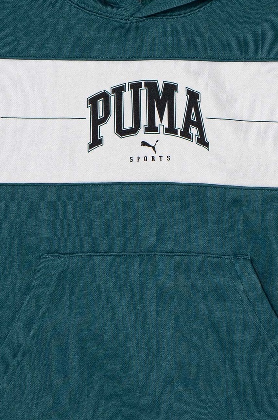 Chłopiec Puma bluza dziecięca SQUAD Hoodie 682775 turkusowy