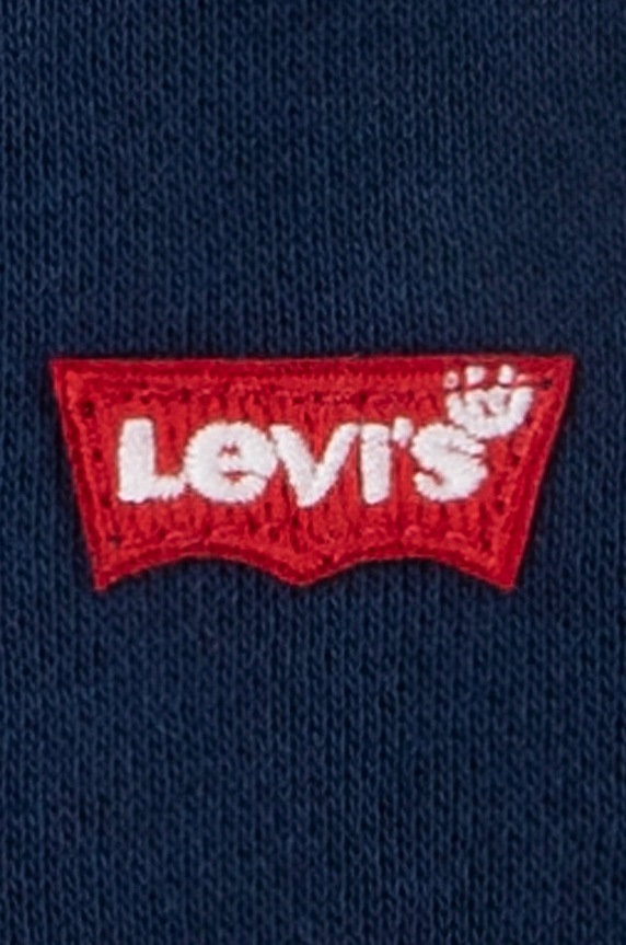 Dječaci Dječja dukserica Levi's MINI BATWING HOODIE 8EL452 mornarsko plava