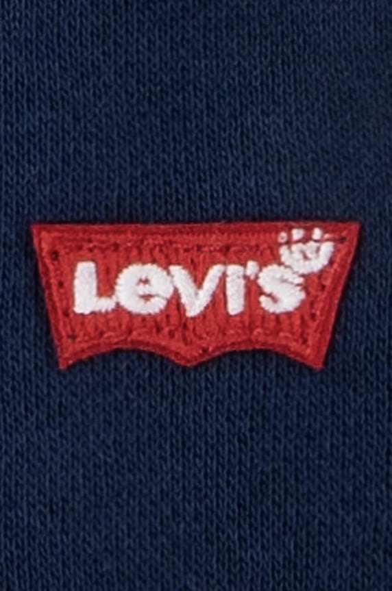 Chłopiec Levi's bluza dziecięca MINI BATWING HOODIE 9EL452 granatowy