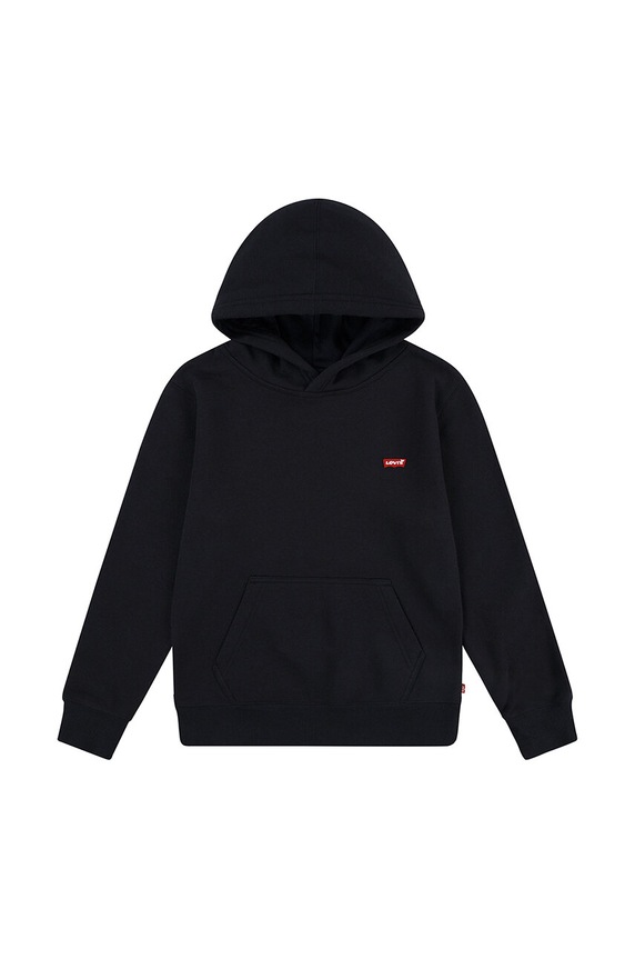 Dječja dukserica Levi's MINI BATWING HOODIE s kapuljačom crna 9EL452
