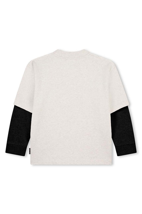 Dětská bavlněná mikina Marc Jacobs W60297.156 béžová AW24