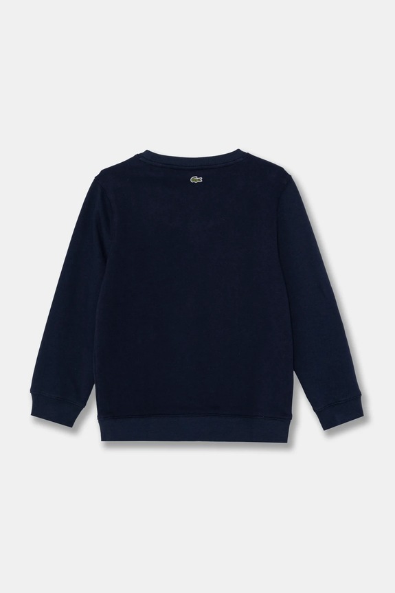 Detská mikina Lacoste SJ2493 tmavomodrá AW24
