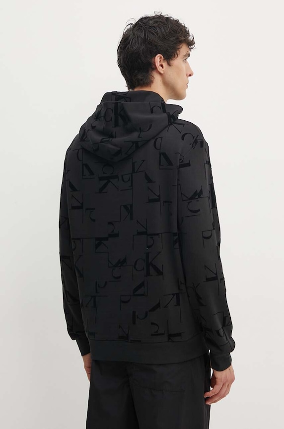Oblečení Bavlněná mikina Calvin Klein Jeans J30J325642 černá
