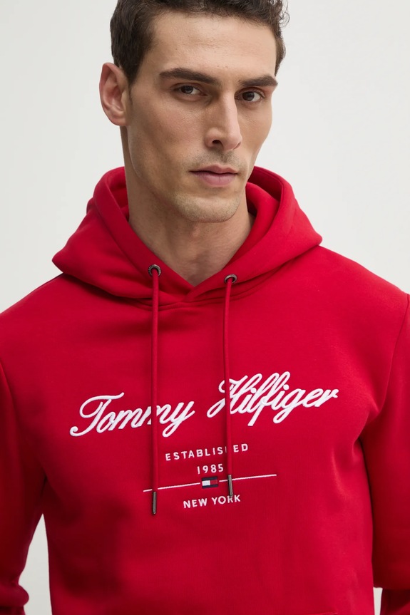Mikina Tommy Hilfiger červená MW0MW33631