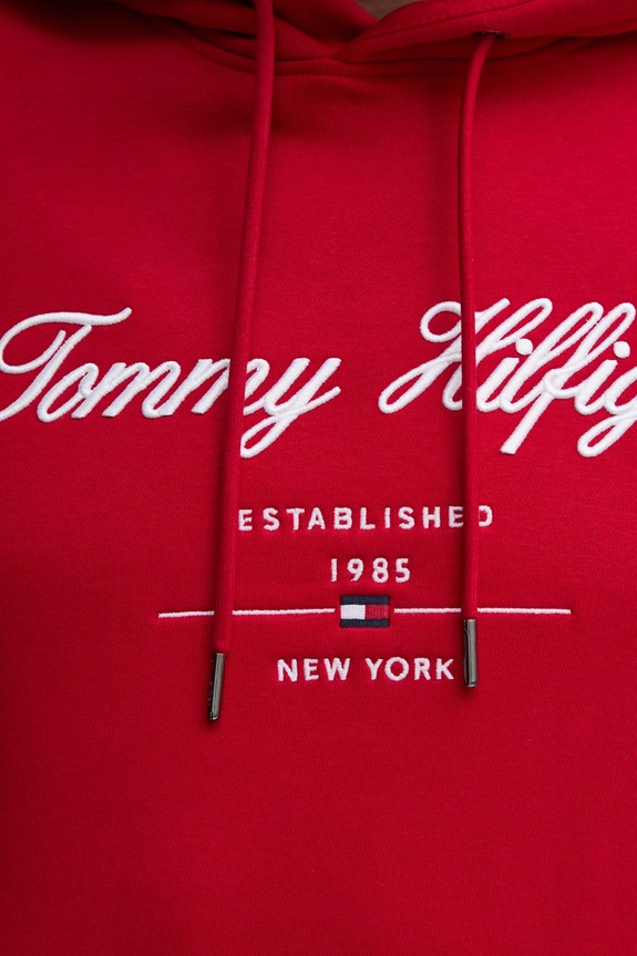 Mikina Tommy Hilfiger MW0MW33631 červená