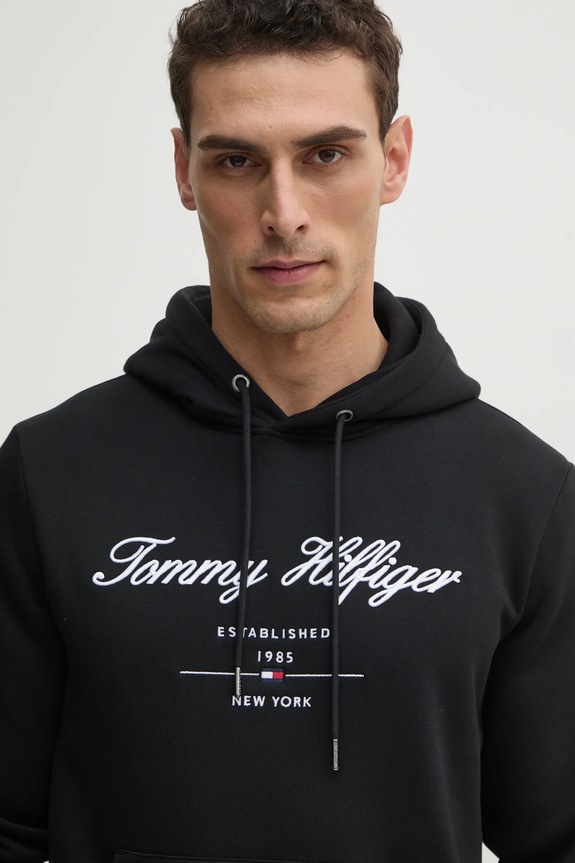 Mikina Tommy Hilfiger čierna MW0MW33631