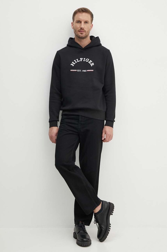 Dukserica Tommy Hilfiger MW0MW35568 crna NC24