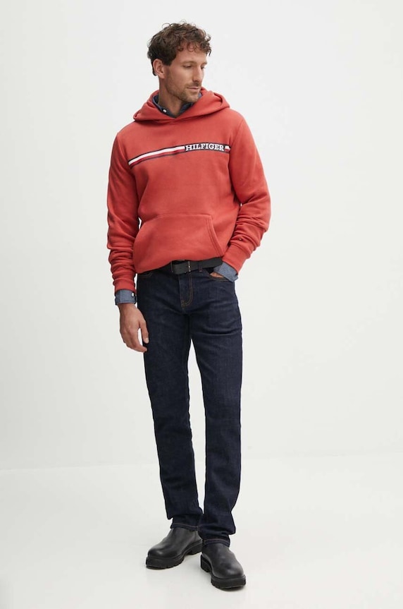 Dukserica Tommy Hilfiger MW0MW36737 crvena NC24