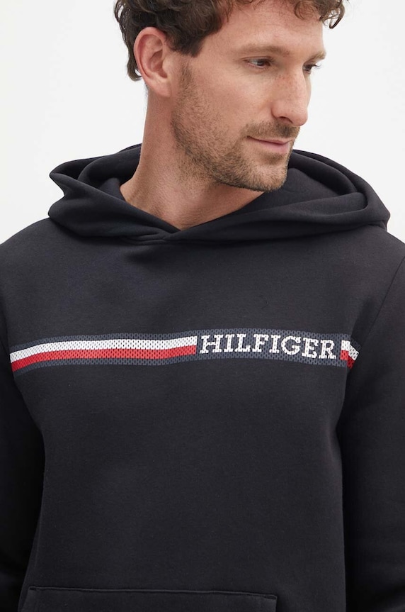 Dukserica Tommy Hilfiger crna MW0MW36737