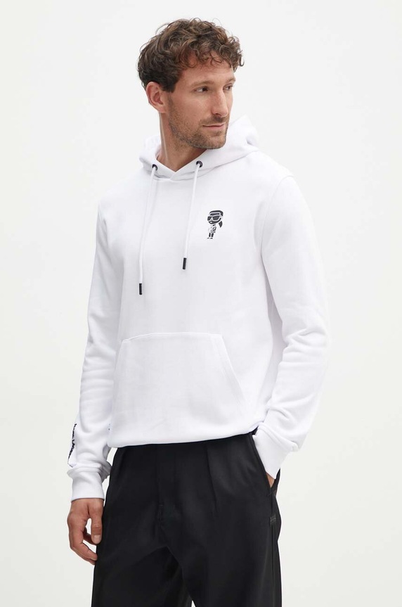 Karl Lagerfeld bluza z kapturem biały 543910.705401