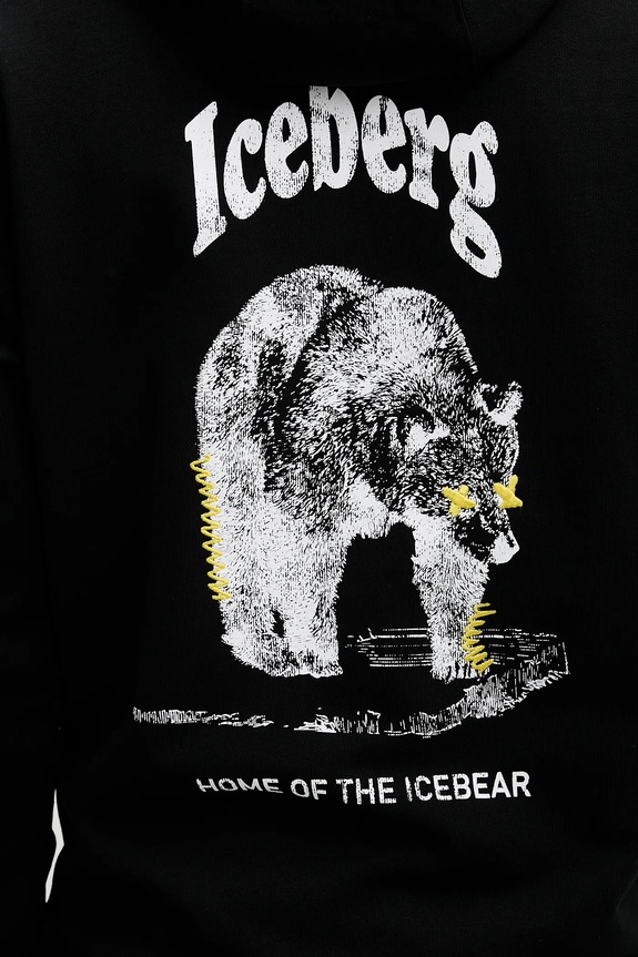 Iceberg bluza bawełniana E063.6300 czarny