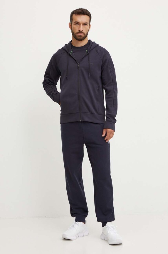 BOSS Green bluza 50518197 granatowy AW24