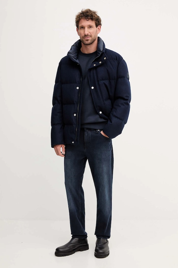 Mikina BOSS C-Sharpe 01 50520302 tmavomodrá AW25
