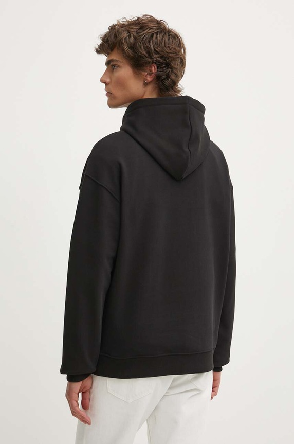 Ρούχα Βαμβακερή μπλούζα HUGO 50516655 μαύρο